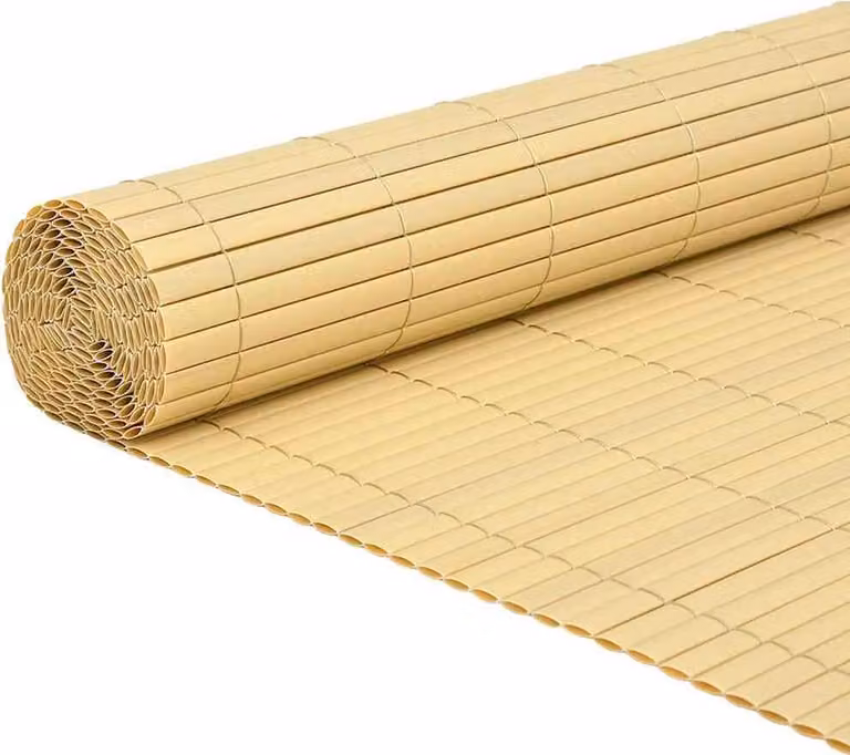 Recinzione da Giardino Bifacciale Gialla 1,8x5 m in PVC