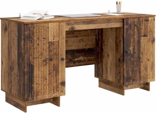 Scrivania | Tavolo da Ufficio Legno antico Legno ingegnerizzato 142,5 x 50 x 75 cm