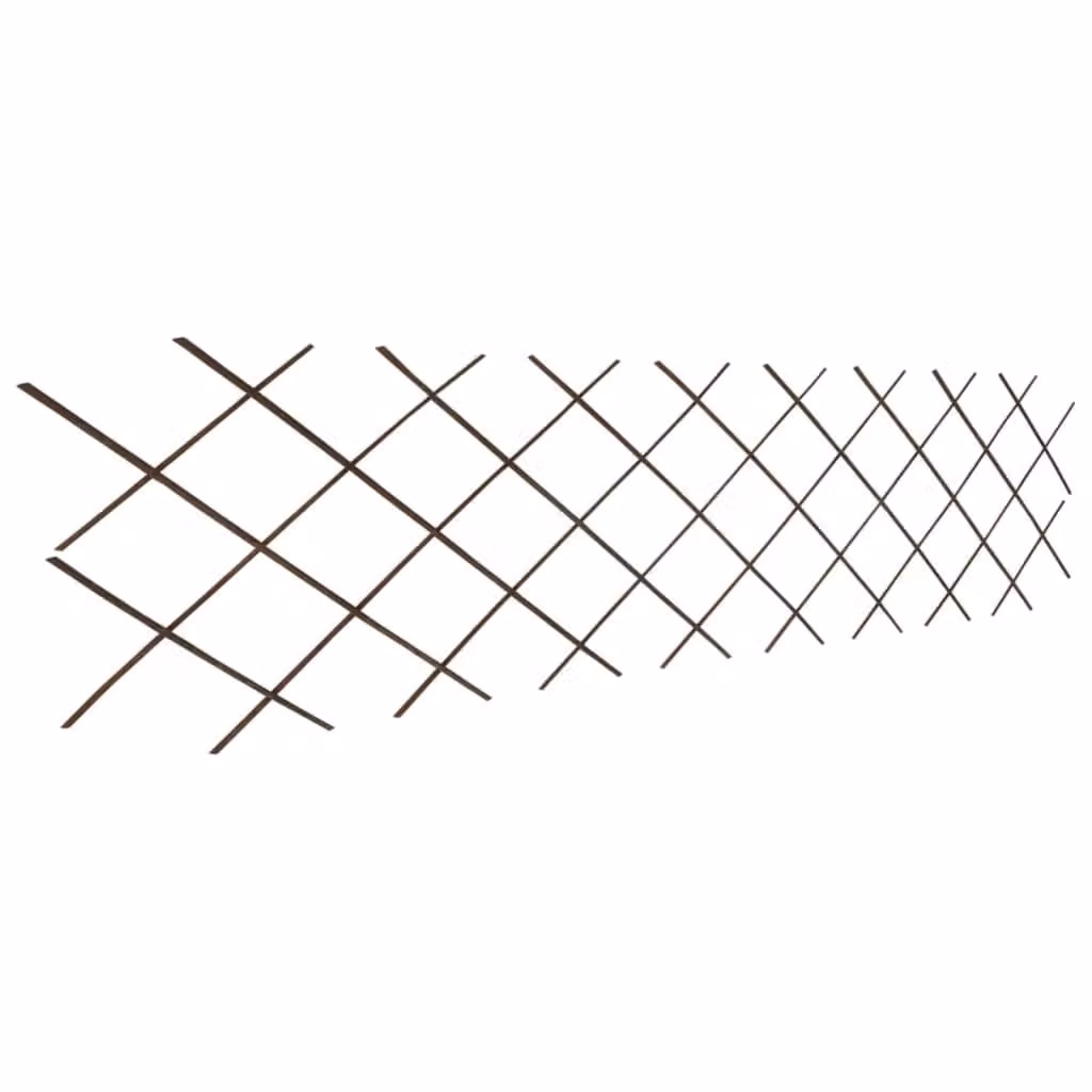 Recinzione a Traliccio in Salice 5 pz 180x60 cm