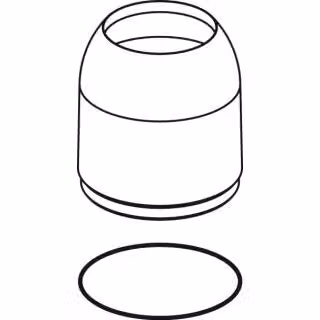 Standard ideale IS ABDECKKAPE M. O-RING CHROM
