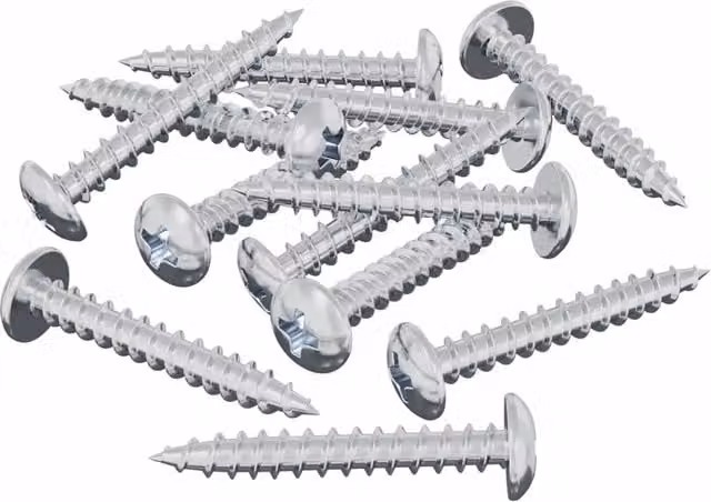 Vite in Legno 8182 pz Argento M4 x 28 mm Ferro CFW8065735