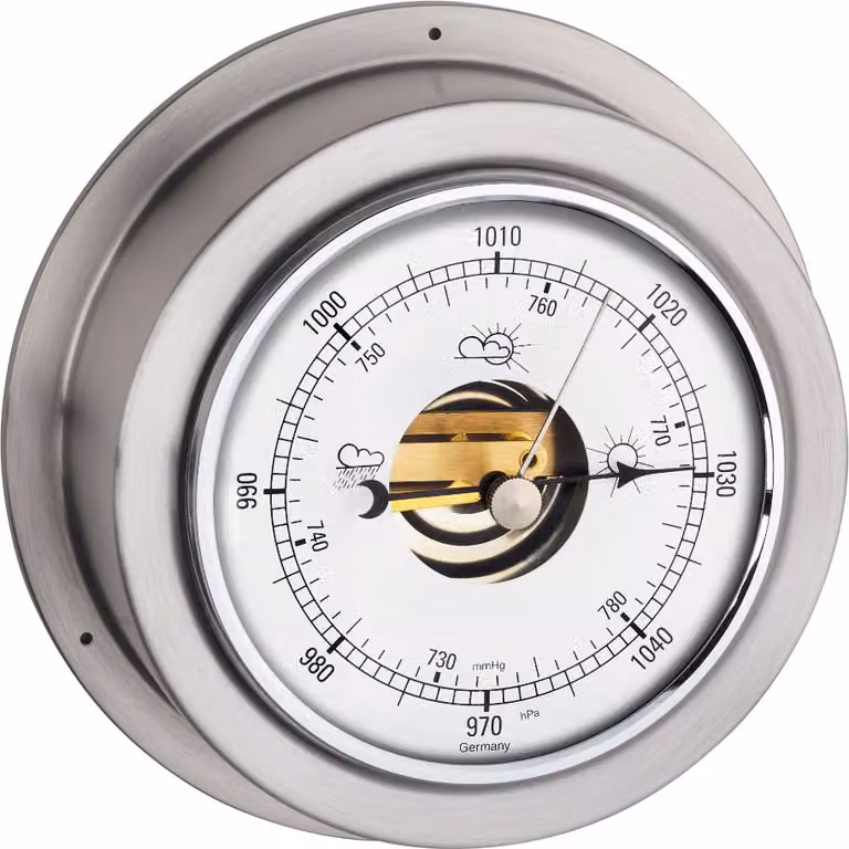 Barometro Alloggiamento in acciaio inox Ø 140 mm
