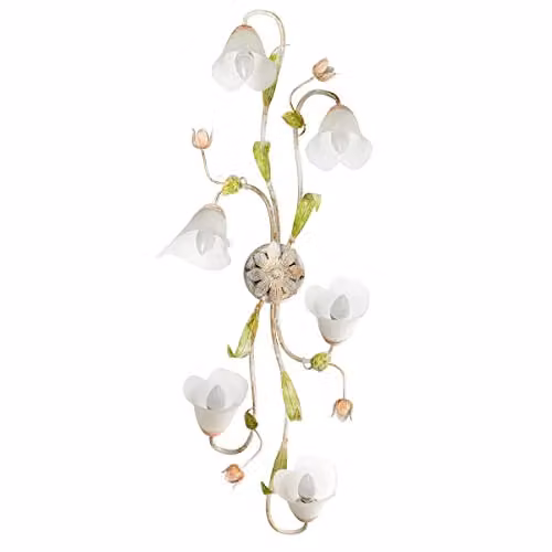ONLI Plafoniera Wilma 6 luci, Bianco