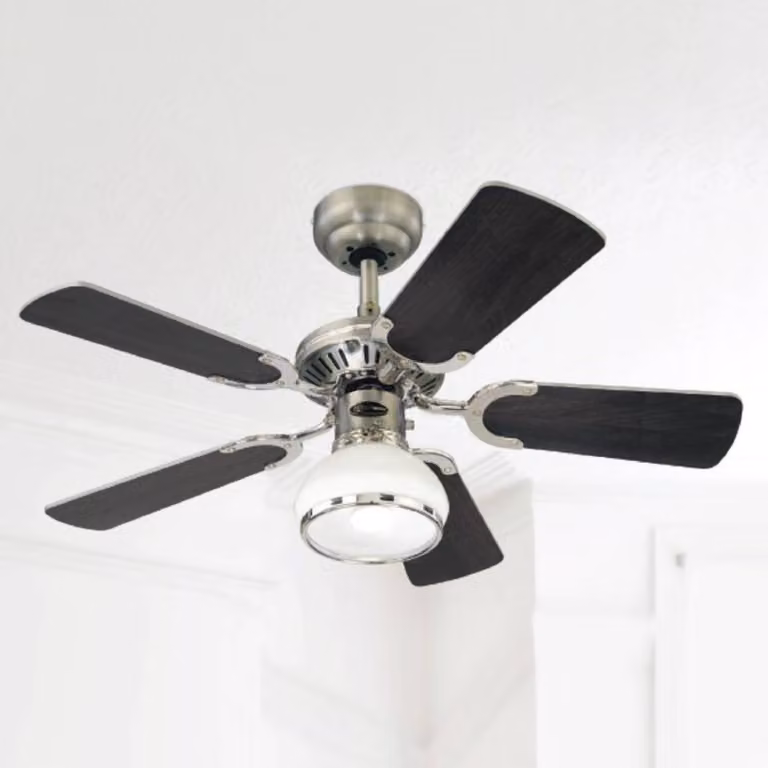 Westinghouse Princess Radiance II ventilatore 90, Legno scuro, Soggiorno / Sala da pranzo, Legno, Moderno