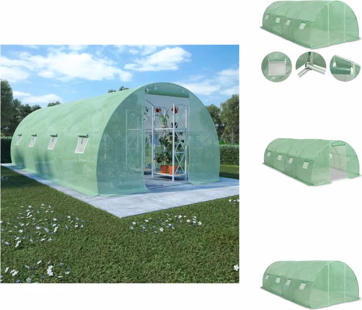 vidaXL Serra 18m² 600x300x200 cm - Serre
