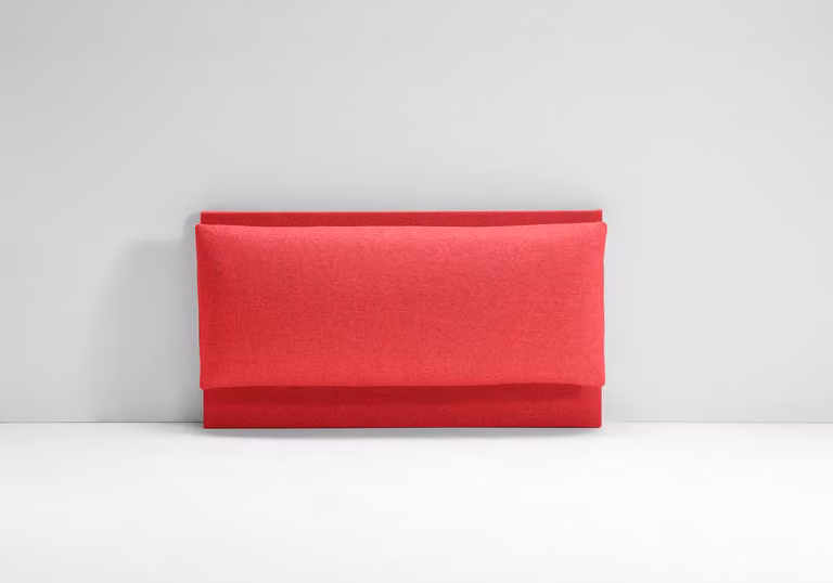 Testata Letto Imbottita - ROMA Rosso 90x190 cm