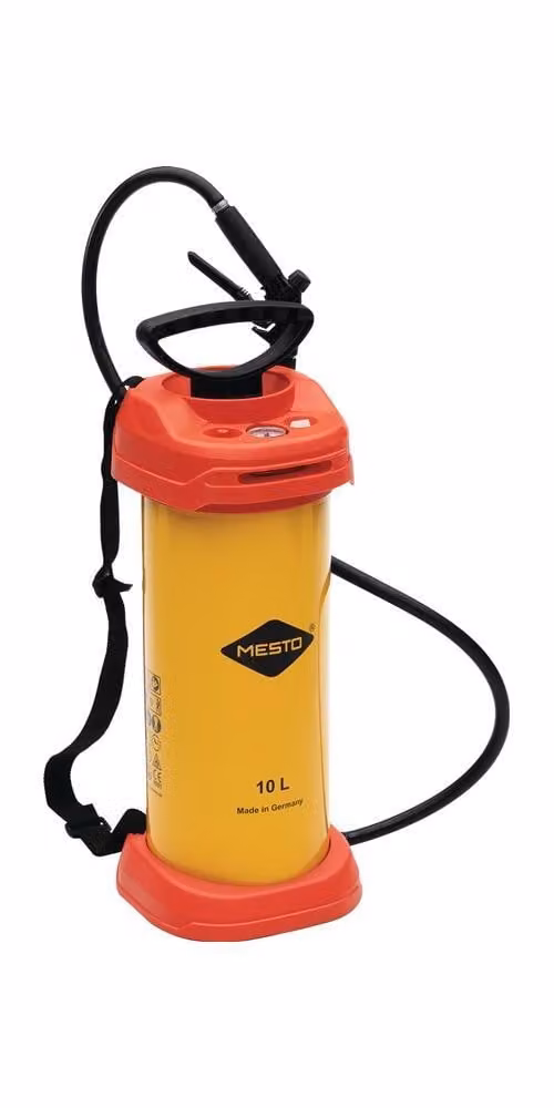 Irroratore ad alta pressione Mesto da 10 litri, acciaio FPM, ugello piatto, (3581p)
