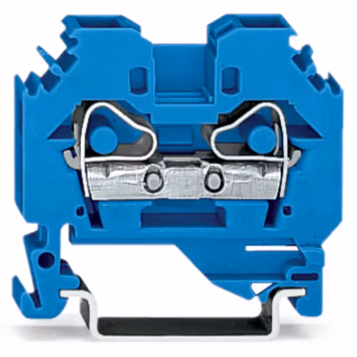 Morsetto passante 0,2-6 qmm blu - Morsettiera di alimentazione 8 mm 41A 282-104