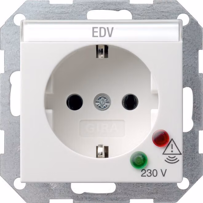 GIRA Presa Schuko rws sovratensione, System55 045127 (045127)