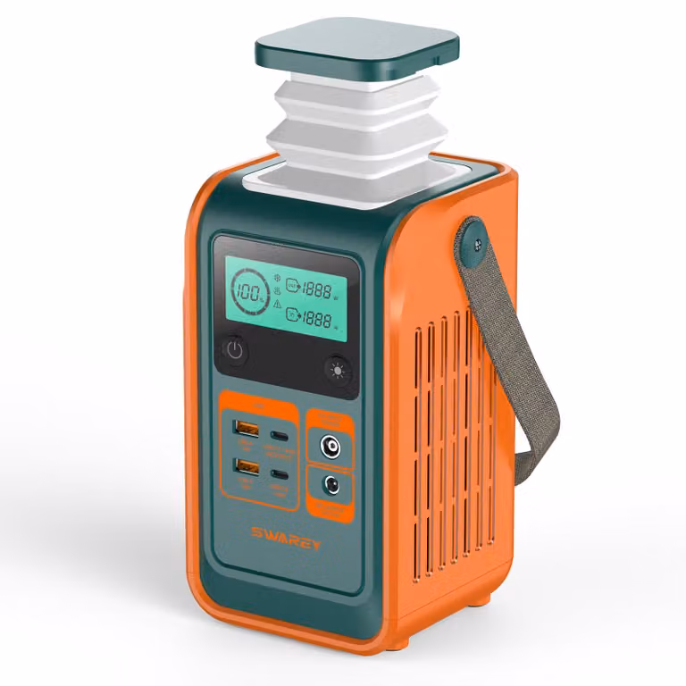 SWAREY 192Wh 140W Stazione di alimentazione portatile Generatore di energia solare Batteria LiFePO4 di energia solare Caricabatterie Banca di potenza