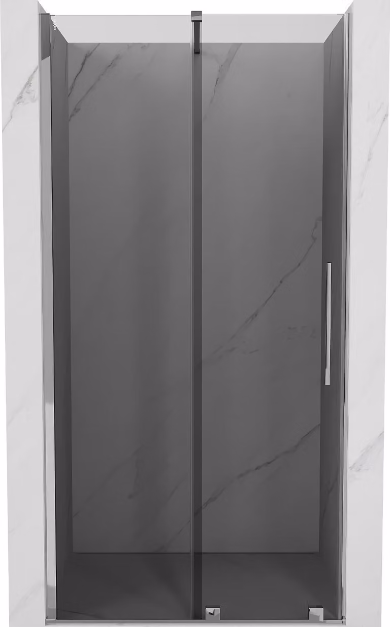 Mexen Velar porte doccia scorrevoli 100 cm, grafite, cromo - 871-100-000-41-01