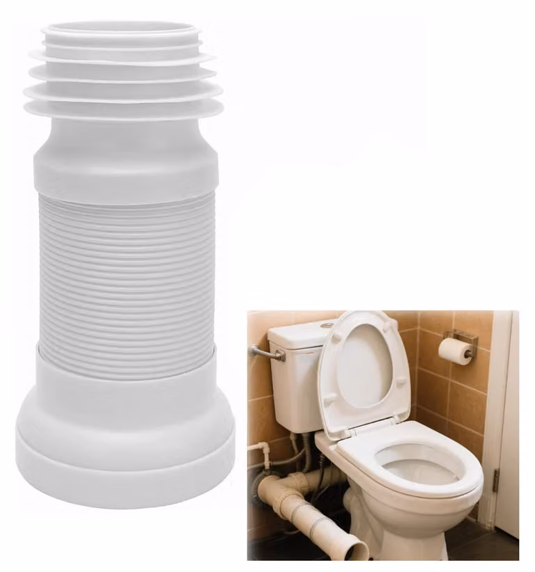 Tubo flessibile per collegamento del water, lunghezza 250-530 mm