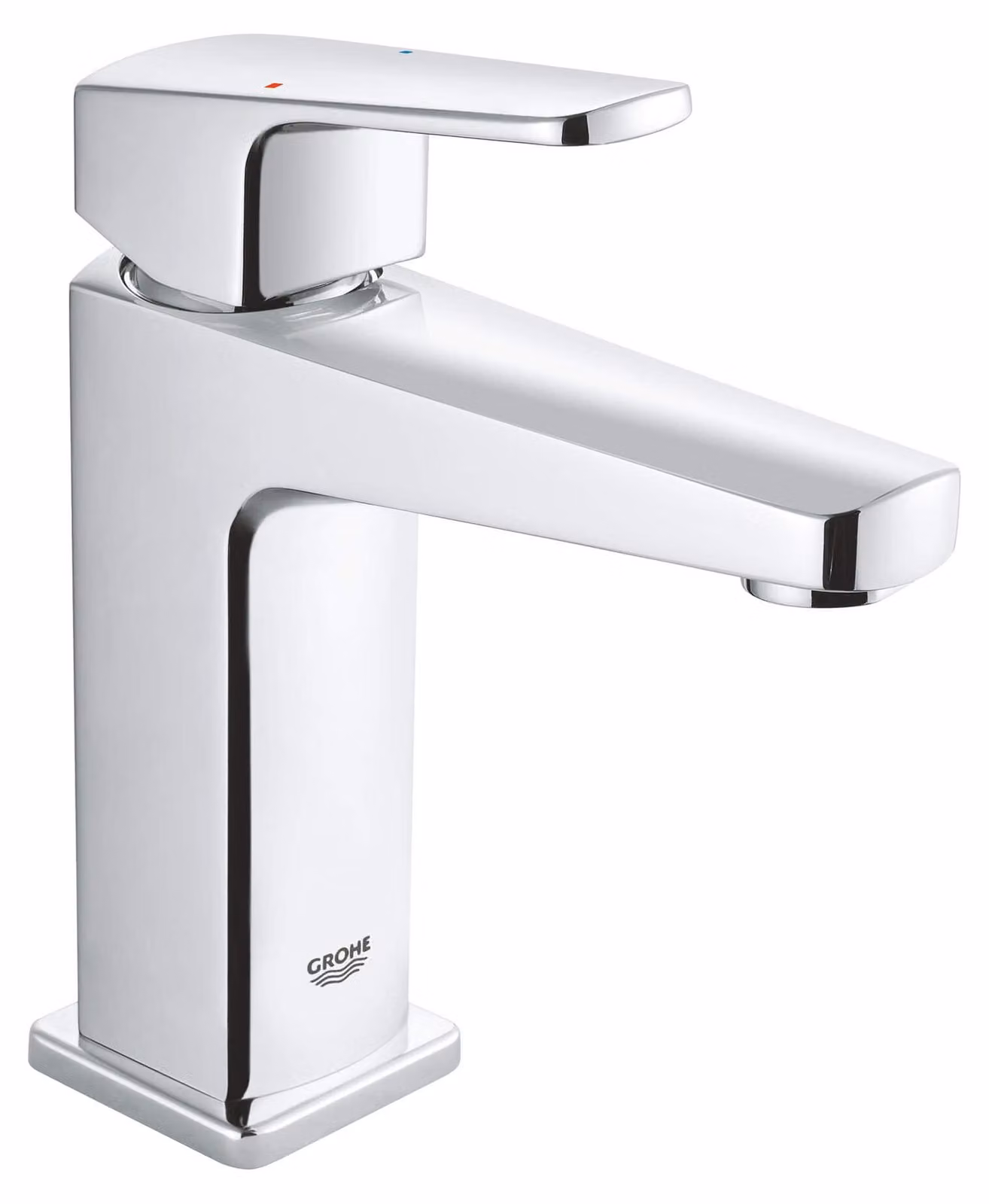 Miscelatore monocomando per lavabo, montaggio con foro centrale da 4 pollici, finitura cromata Starlight