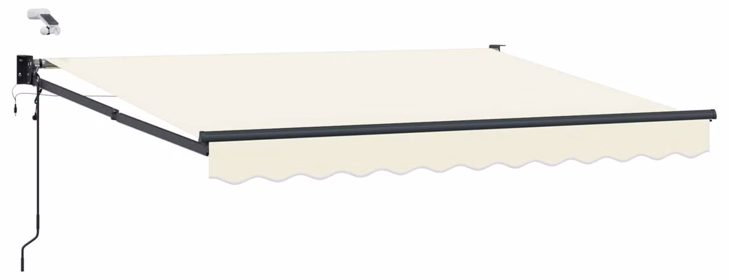 Tettuccio Elettrico Retrattile Crema 3,5 x 2,5 m