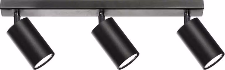 Moderna lampada a sospensione Roller 3L in metallo per arredamento loft Nero