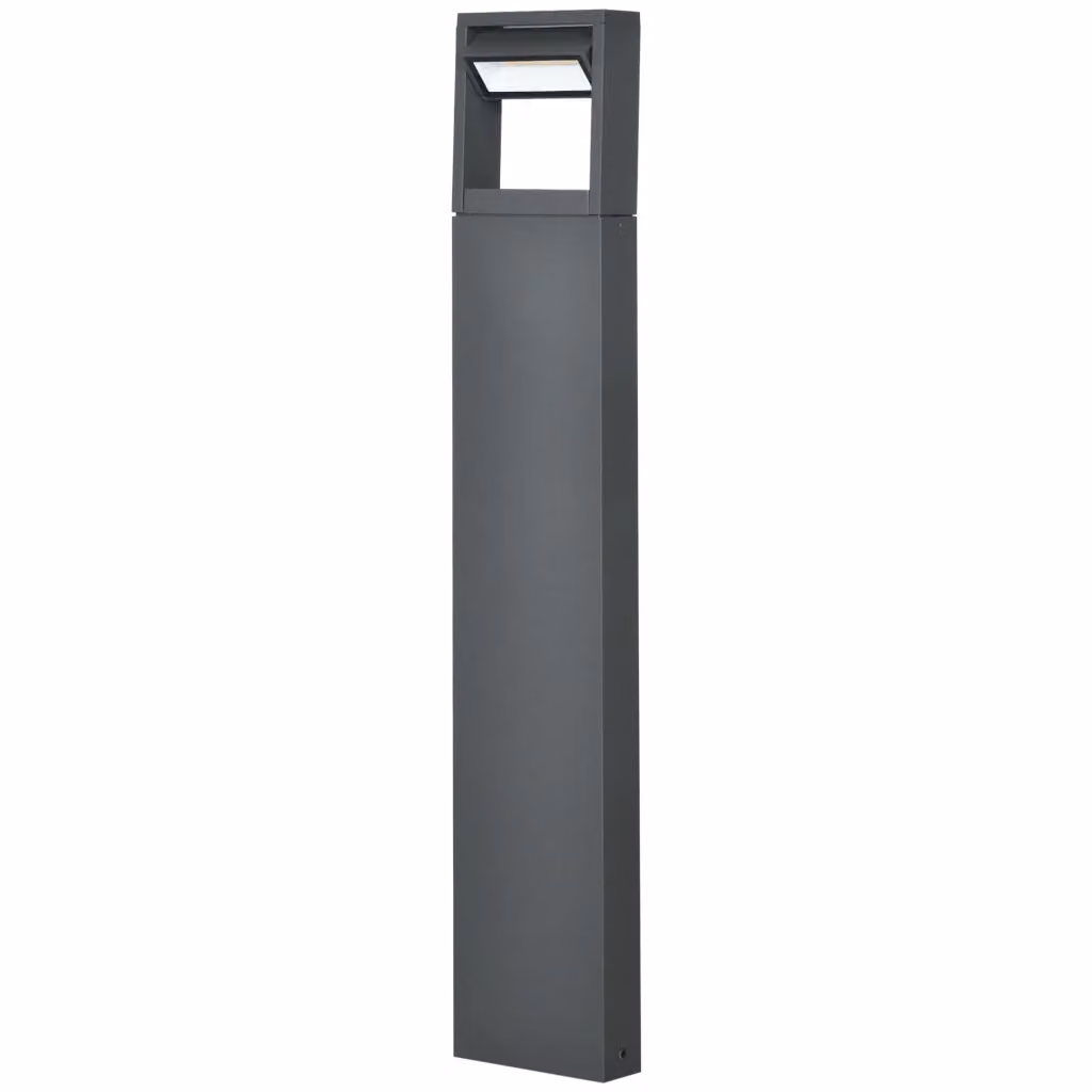 Lampione da giardino LED Xylo Grigio Antracite con palo, Altezza: 90 cm – 2