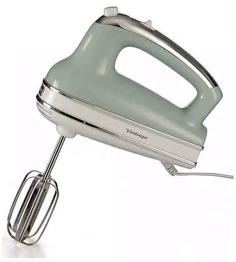 Sbattitore elettrico Ariete Vintage, 450 W, 5 velocità e funzione pulse, Verde