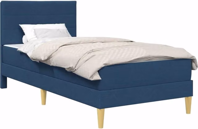 Letto singolo | Letto per adulti | Struttura del letto Blu 100 x 200 cm Poliestere