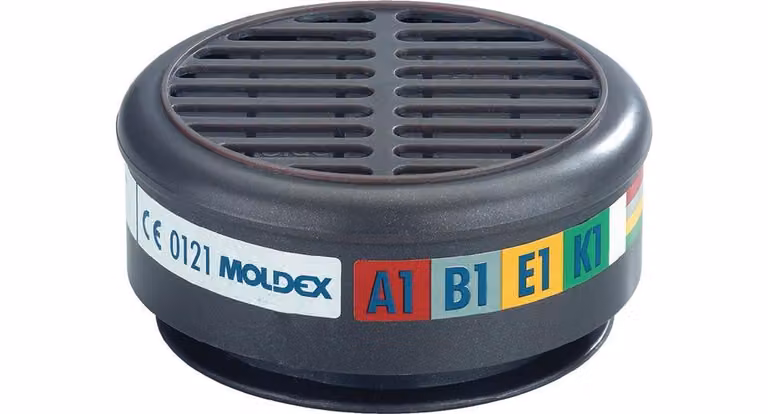 Filtro antigas Moldex 850001 EN 14387:2004 + A1:2008 A2 - 850001