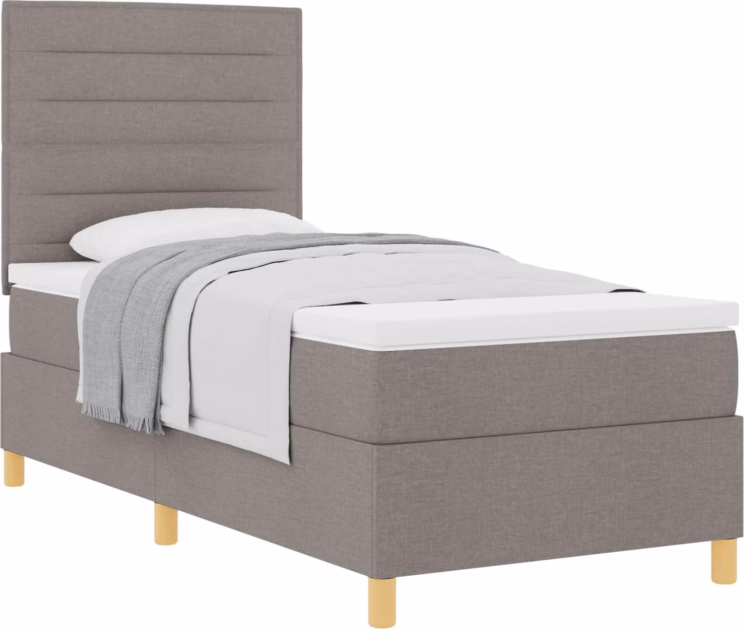 Letto a molle con materasso Talpa 90 x 190 cm Tessuto