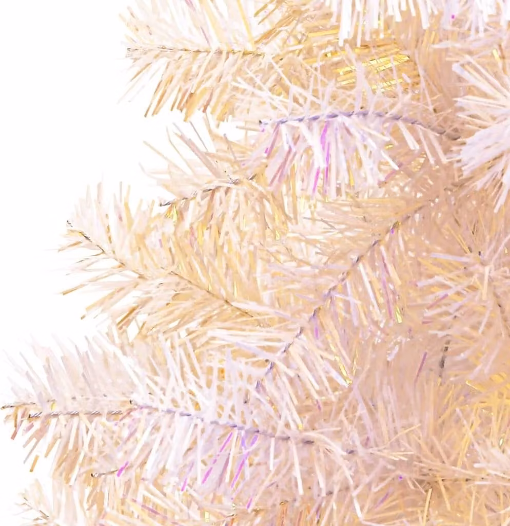 Maison Exclusive - Albero di Natale artificiale, decorazioni in pizzo bianco, 180 cm, PVC