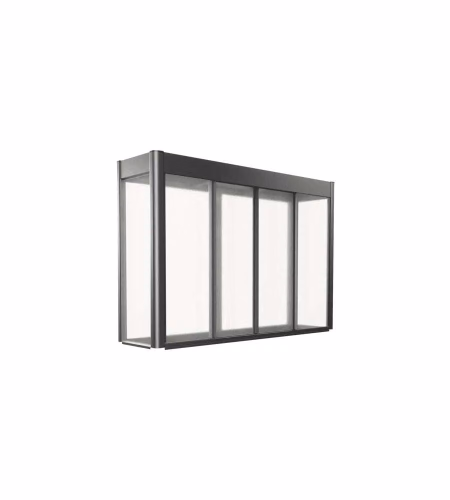 Biohort Mini Serra Florentina 2x0,5 m Grigio Scuro Metallizzato