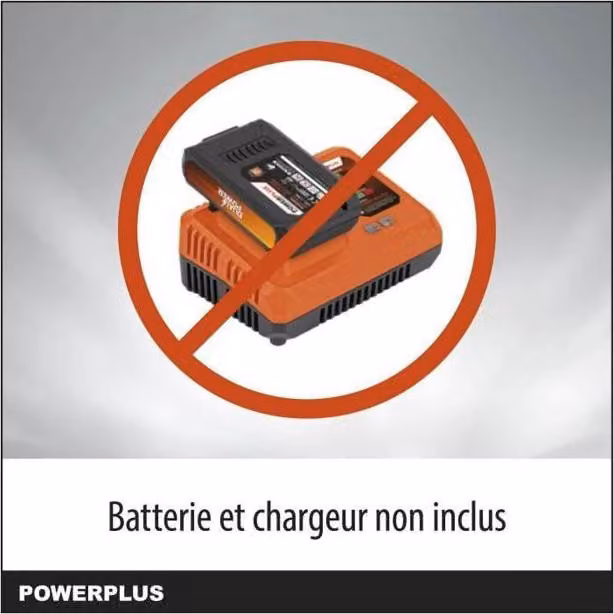 Soffiatore a batteria, 20 V, 145 km/h, 9,5 m³/min, peso leggero 1,845 kg, arancione e nero