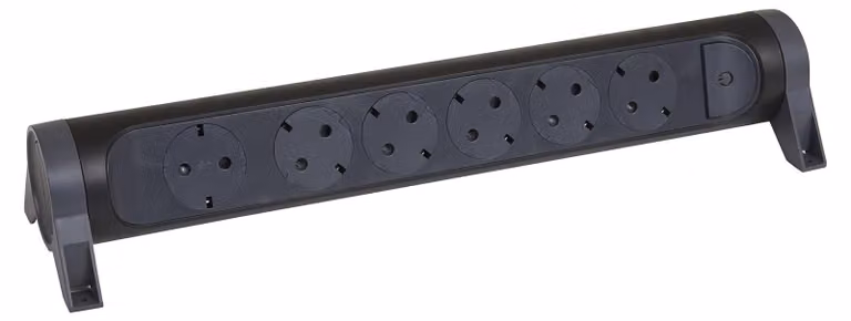Presa girevole Legrand 6x, senza cavo nero 694548