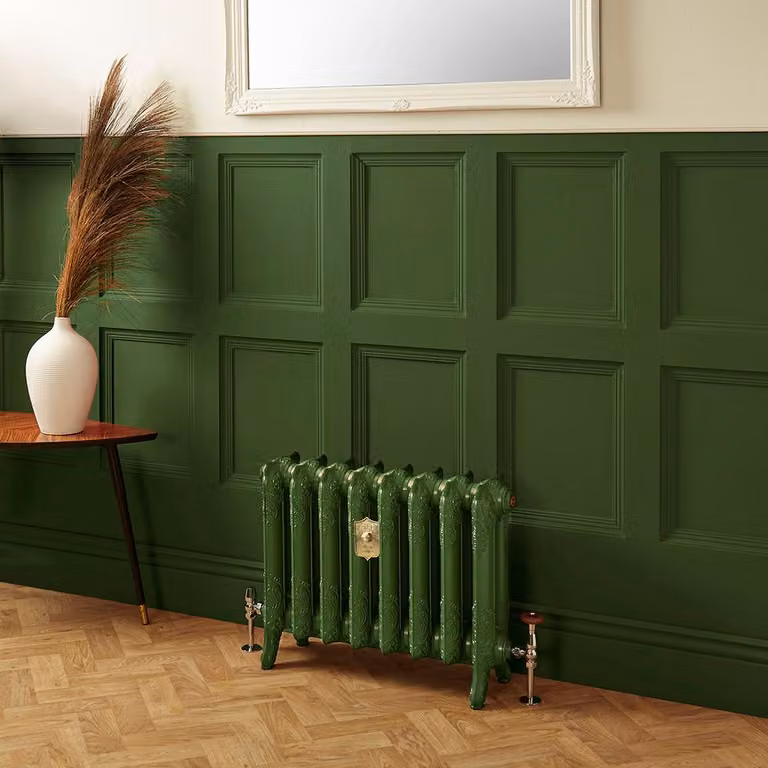 Radiatore Ghisa Doppia Colonna 510mm Verde Duck Green Farrow & Ball - Charlotte