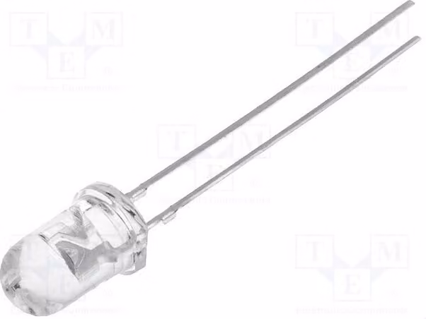 2 LED, 3000÷5800 mcd, 20 mA, 60°, 2,9÷3,6 V, OSWC5161A-PQ, diodi LED a montaggio superficiale (SMD), 5 mm, luce bianca calda, 5 mm
