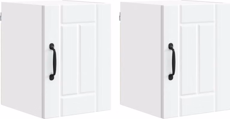 Armadietto a muro LUCCA 2 pcs Bianco 30 x 31 x 40 cm