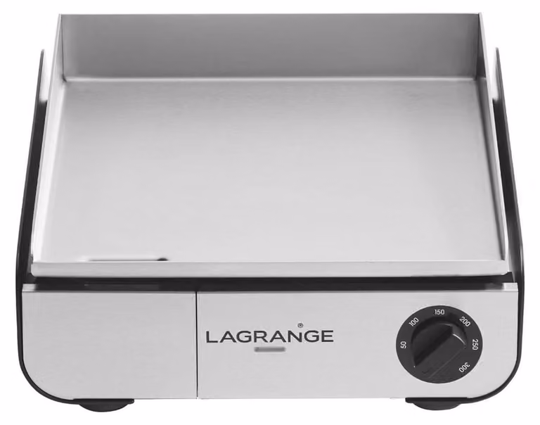Piastra elettrica da 1750 w con piastra in acciaio inox da 35x40 cm Lagrange 219201