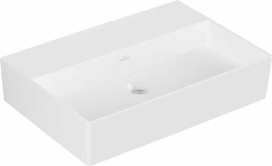 Villeroy & Boch Memento 2.0 lavabo mural, sans trou pour robinet, sans trop-plein, non poncé, 600x420mm, 4A2263RW, 4A2263RW
