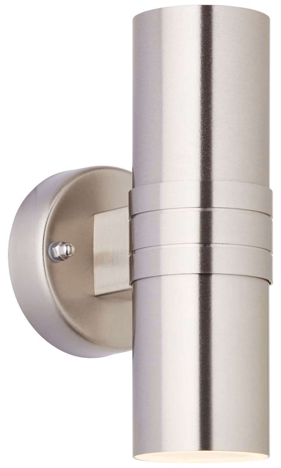 Lampada da parete esterna, 2 luci, attacco GU10, LED, 2x3W, 240 lumen, 3000K, acciaio inossidabile