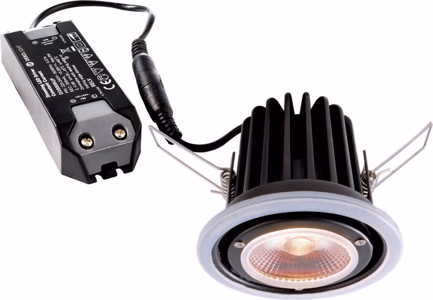 Deko-Light 565192 Plafoniera da incasso COB 68 Mood IP65 , nero