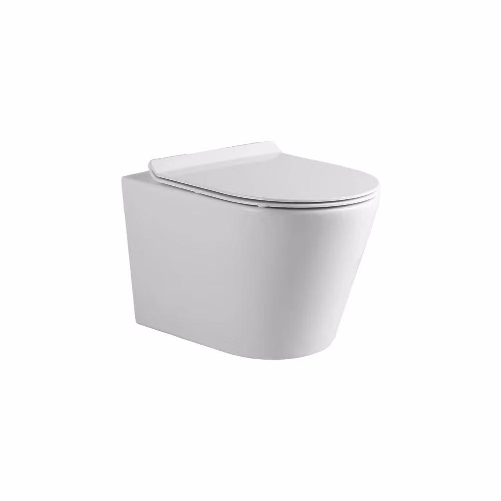 WC Sospeso Tezeta YJ-2392 in Ceramica Bianco Lucido con Tecnologia Rimless L: 36,5 cm, P: 48,5 cm, H: 36 cm – 2