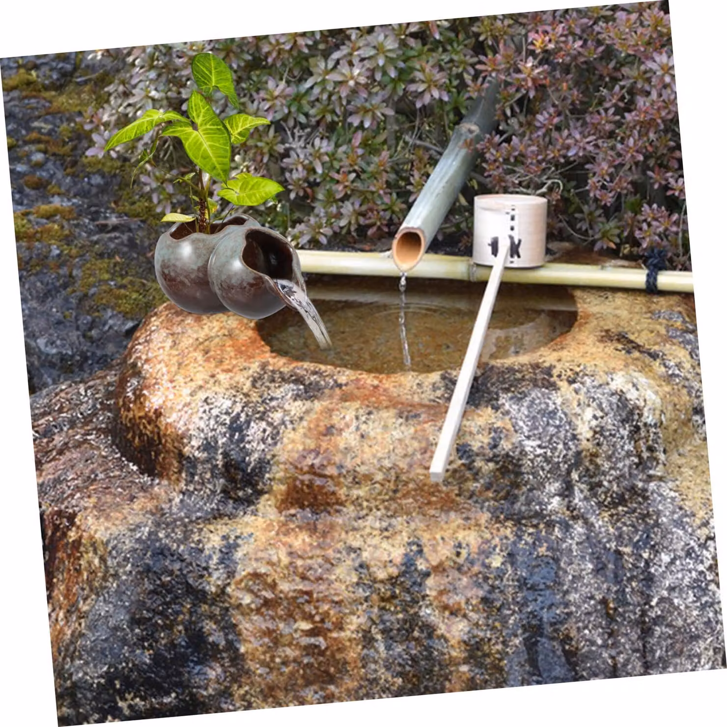 Bocca di uscita in Vetroceramica per laghetto e cascata, 1 pezzo, adatta per laghetti da giardino