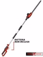 Tagliasiepi a Batteria Telescopico Einhell 18 V con Lama da 45 cm