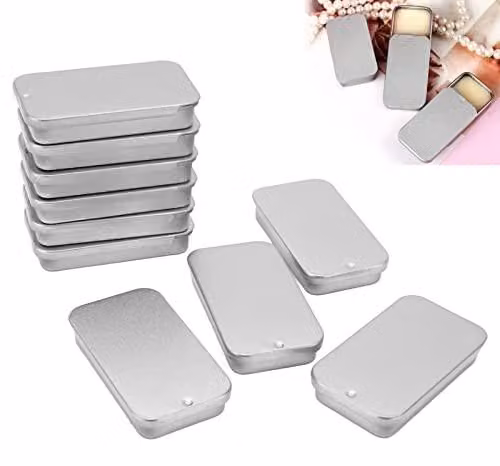Set di 10 contenitori portatili compatti con coperchio