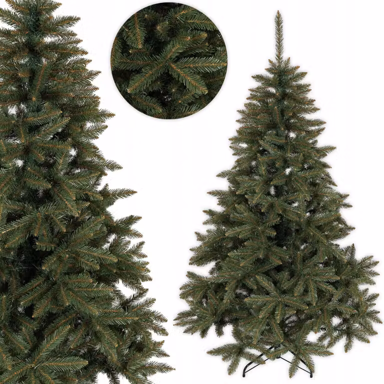 Albero di Natale Albero artificiale come vivo Abete rosso caucasico 220cm