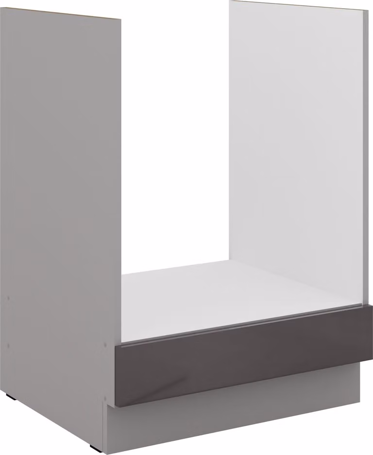 Base cucina 60 cm grigio lucido Unità cucina Cucina Grigio Bianca