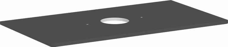 hansgrohe Xelu Q Console avec découpe ronde au centre, 980x550, pour vasque à poser, sans trou pour robinet, 54114910, 54114910