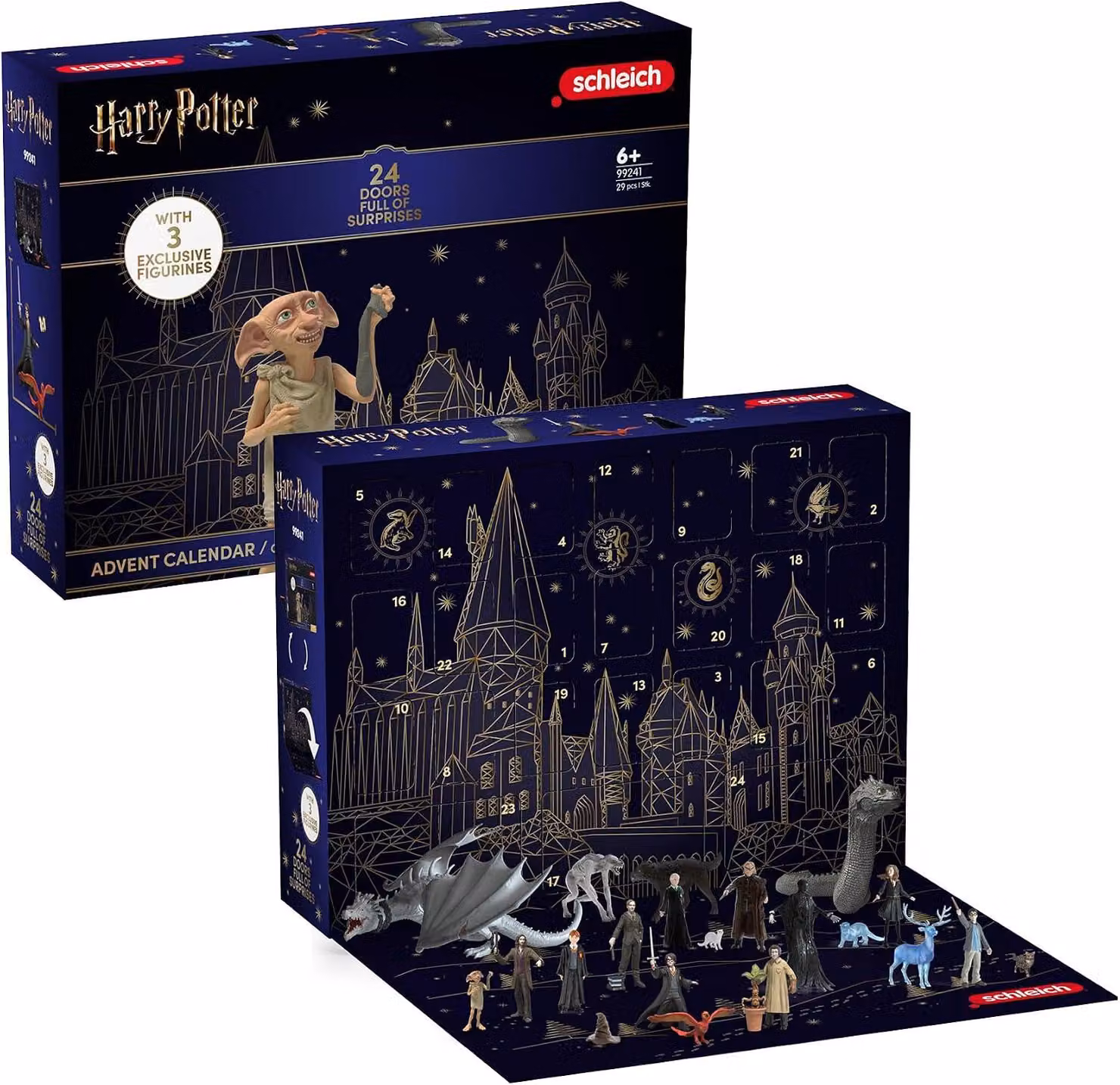 HARRY POTTER - Calendario dell'Avvento con mini figure di Harry Potter, stagione 2