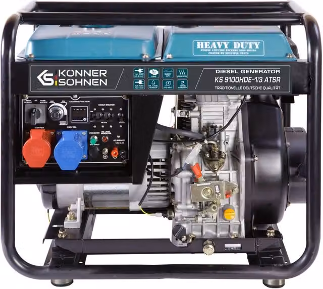 Generatore diesel Könner & Söhnen KS 9100HDE-1/3 ATSR EURO V blu – 1