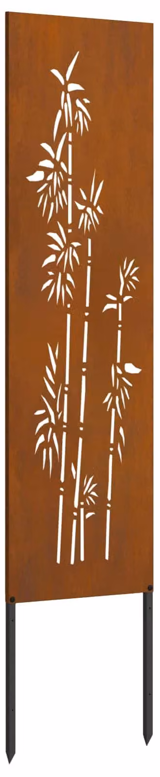 Schermo per privacy in giardino Floreale Ruggine 32 x 140 cm