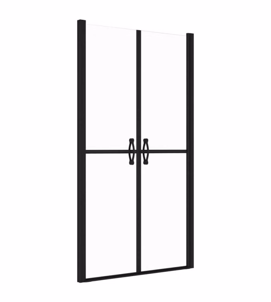 Porta per Doccia Rettangolare vidaXL in Vetro ESG Trasparente con Profilo Argento L: 93-96 cm, H: 190 cm – 2
