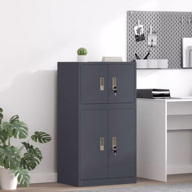 vidaXL Armadio Antracite 60 x 40 x 40 cm Acciaio