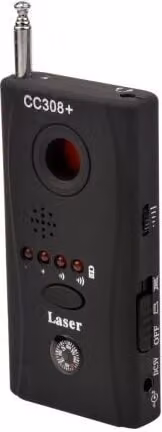 Rilevatore di segnali emessi da telecamere di sorveglianza e microfoni spia