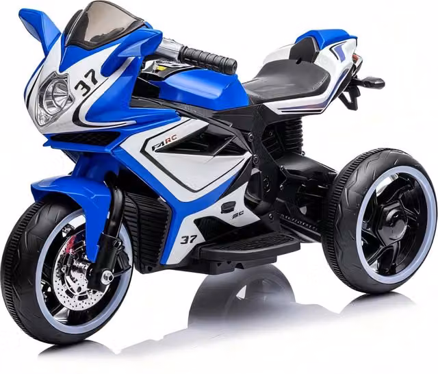 Motocicletta Elettrica per Bambini Xylo con Luci e Suoni, Batteria Ricaricabile, Disponibile in Blu o Rosa – 1
