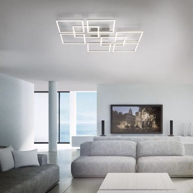 Lampada a soffitto LED Q-INIGO 6015-55 di Paul Neuhaus